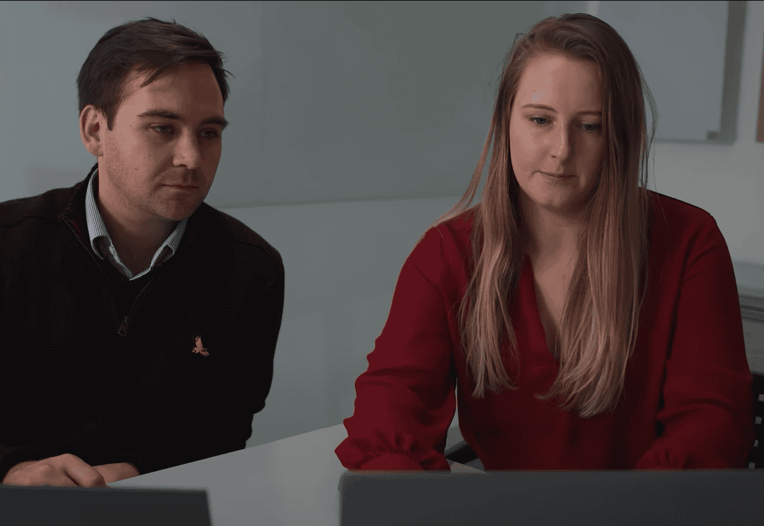 Akita experts reviewing cyber security measures for a customer